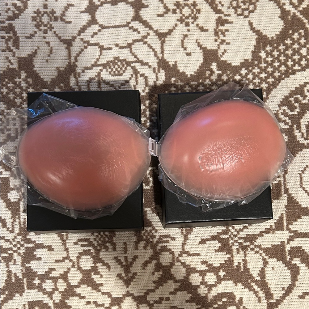 Pink Silicone Bra Inserts